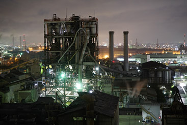 川崎工場からの夜景